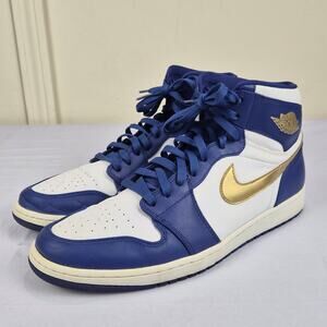 Nike Air Jordan 1 Retro High Gold Medal Mens Size 13 Cleaned 332550-406